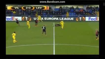 Kristofer Kramer k.o. knockout  Villarreal 2 - 0 Bayer Leverkusen 10_03_2016