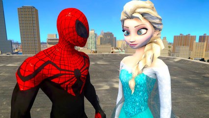 ELSA & SPIDERMAN  de Marvel Comics FLASH McQUEEN  de Disney Cars 2
