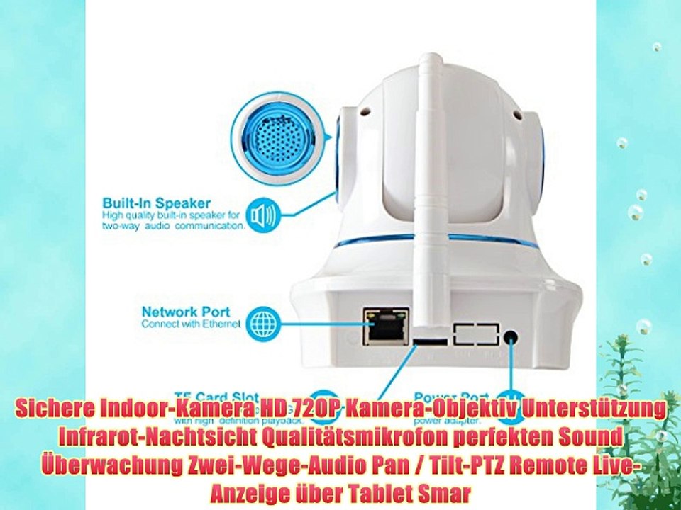 JOOAN 770 HD 720P Wireless Tag/Nacht Home IP Kamera Pan/Tilt Video Sicherheits ?berwachungskamera