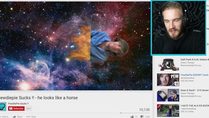 REACTING TO PEWDIEPIE HATE VIDEOS