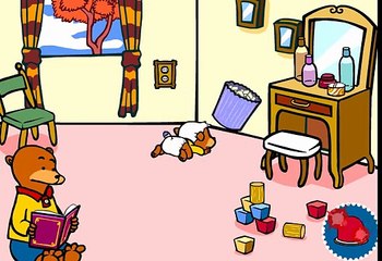 Le bébé ourson - dessin animé interactif et éducatif  Dessins Animés En Français