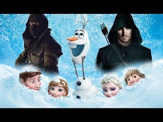 Stephen Amell & John Barrowman Sing "Do You Want To Build A Snowman" At Heroes & Villains Fan Fest