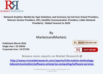 Network Analytics Market 2015 Global Trends and 2020 Outlook