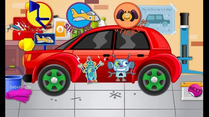 Машинки мультики про машинки Раскраска и Мойка машины