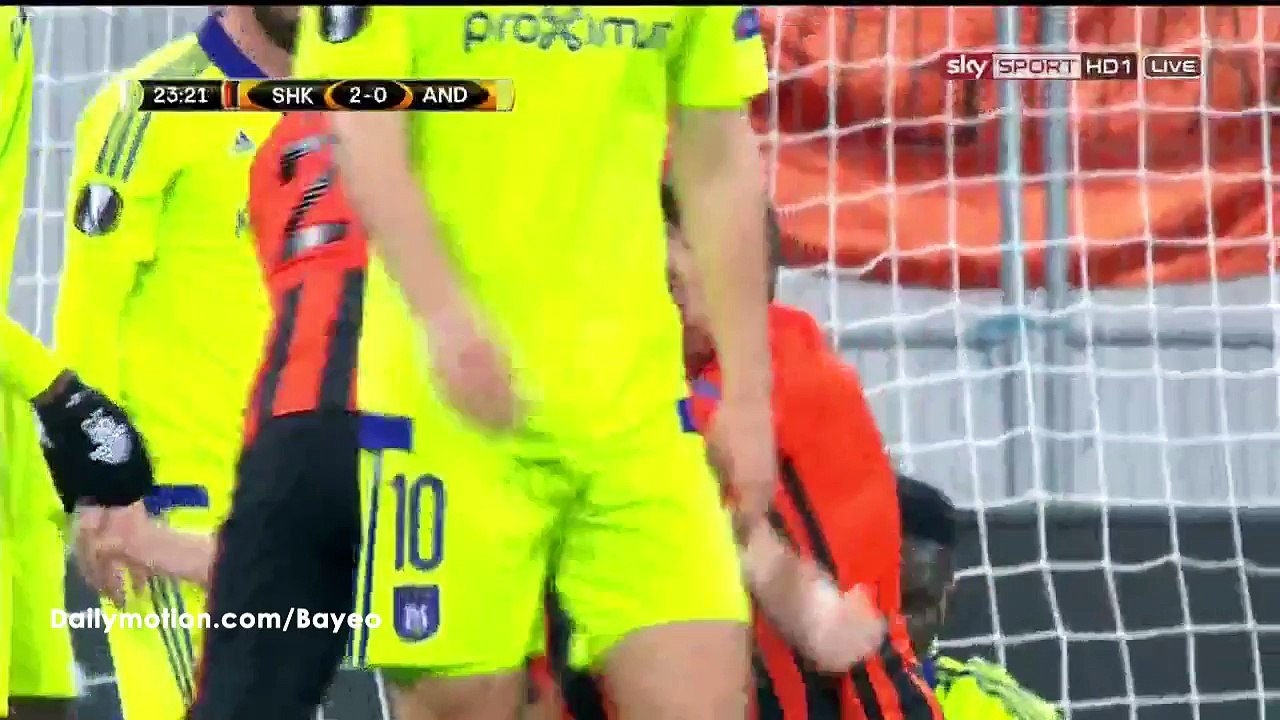 All Goals & Highlights HD - Shakhtar 3-1 Anderlecht - 10-03-2016