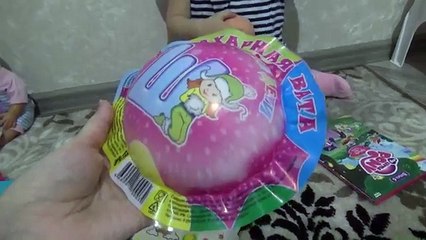 Пупсик с набором одежды Набор киндер Новый Год Doll and Set kinder Christmas surprise