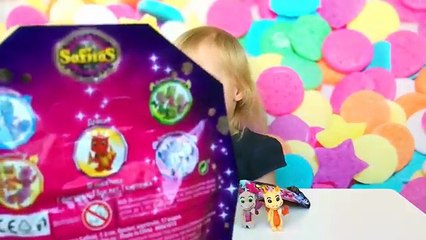 Распаковка пакетиков Сафирас драконы Safiras игрушки сюрпризы