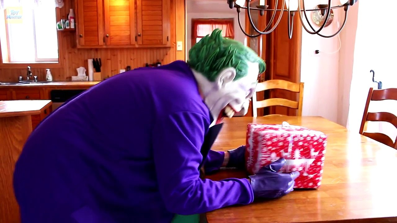 Spiderman vs Joker with Santa Claus! Superhero Fun Fight Movie IN REAL LIFE!