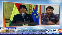 Evo Morales piensa que sería idóneo contar con funcionarios que apoyen el plan de Gobierno: diputado oficialista a NTN24