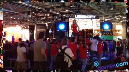 YouTuber Treff und Jessica Nigri beim Interview gestalkt [Fr] | gamescom Tagebuch (4/5)