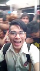 Student's "crazy LRT ride" video went viral after train left its door open