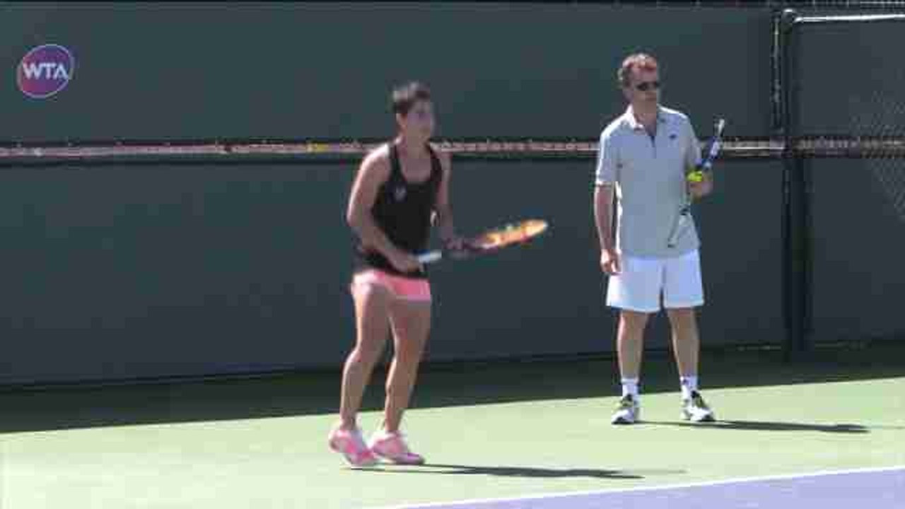 Tenistas españoles ultiman su preparación para Indian Wells