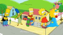 The Simpsons Finger Family Nursery Rhyme | Dancing | HD | KidsW