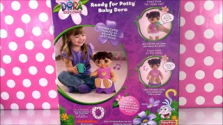 Ready for Potty DORA Doll! She Drinks Pees in Potty & gets REWARDED Surprise TOYS!