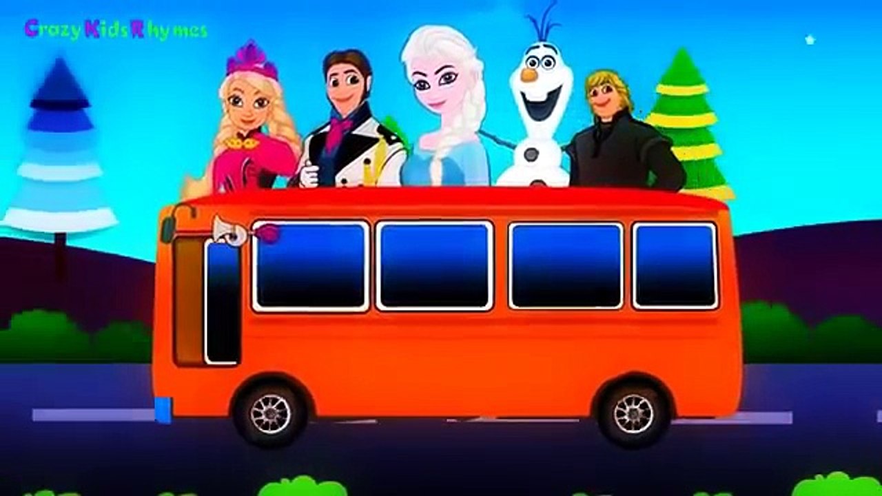 Wheels on the Bus Prozen | Kids Songs & Nursery Rhymes