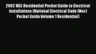 Read 2002 NEC Residential Pocket Guide to Electrical Installations (National Electrical Code