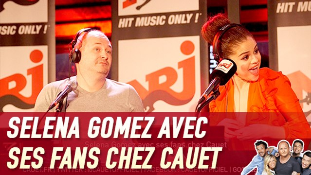 Selena Gomez avec ses fans chez Cauet - C'Cauet sur NRJ