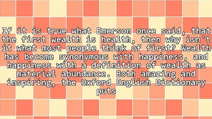 What Is Wealth? Part 2: Suckered by a Commercial Definition