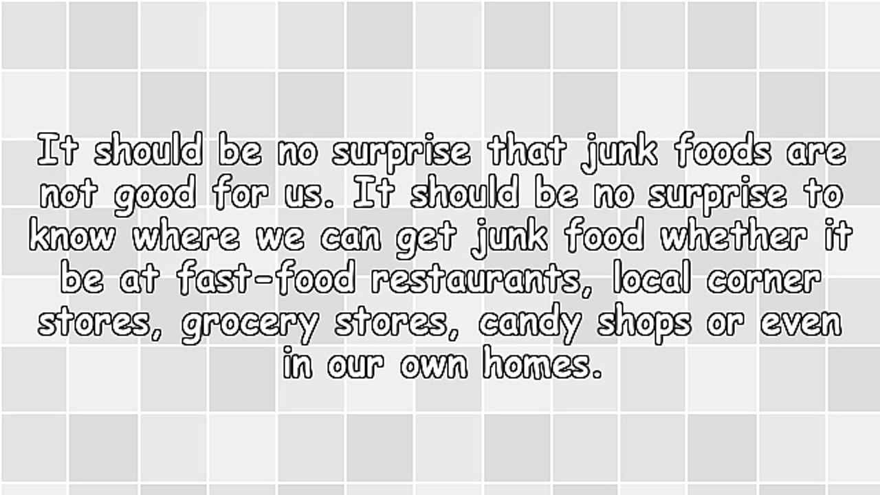 Junk Foods: They Are Not Limited To Fast-Food Restaurants - They May Be In Your Daily Supplements!