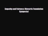 PDF Empathy and Fairness (Novartis Foundation Symposia) Free Books