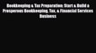 [PDF] Bookkeeping & Tax Preparation: Start & Build a Prosperous Bookkeeping Tax & Financial