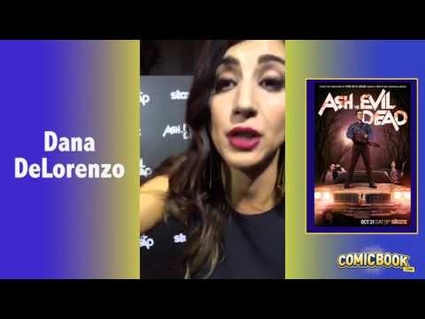 Dana DeLorenzo On Ash Vs. Evil Dead Red Carpet