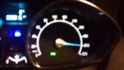 Kaza öncesinde hız göstergesini sosyal medyada paylaştılar
