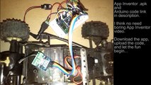 App Inventor 2 Android, Arduino controlled old rc car
