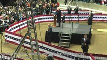 This guy is looking for trouble at Donald Trump rally