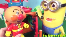 アンパンマン おもちゃアニメ ミニオンがおうちを直すよ❤大工さん Toy Kids トイキッズ animation anpanman