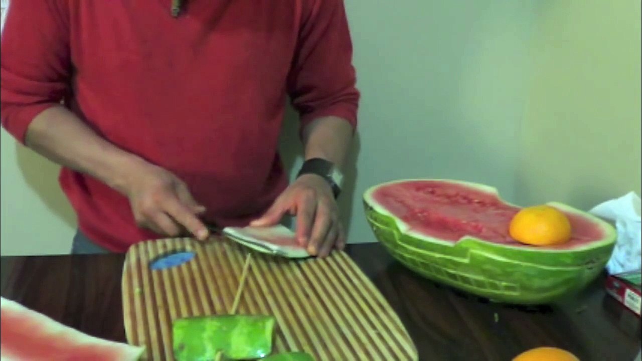 Convierte una sandia en un barco, idea para regalar el dia del padre - La receta de la abuelita