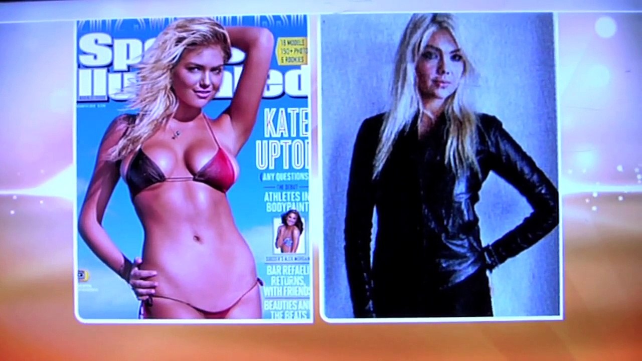 Behind the scenes with Kate Upton at the Today Show