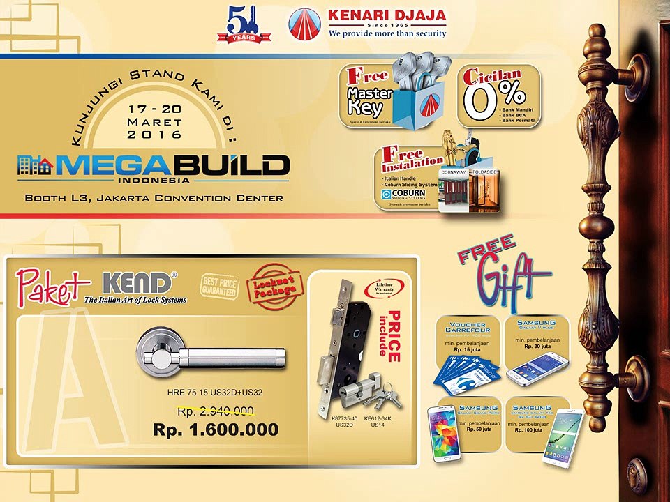 Pameran Handle Pintu Megabuild Jakarta, Handle Pintu Jakarta, Jual Handle Pintu