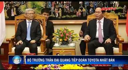 Bộ trưởng Trần Đại Quang tiếp lãnh đạo Tập đoàn Toyota