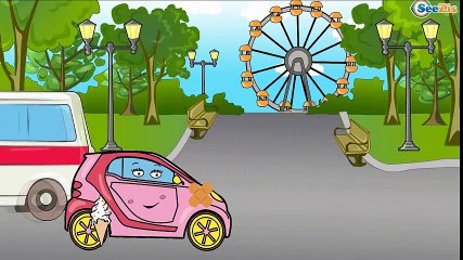 ✔ Dessins animé voiture. Ambulance pour enfants, Grue, Bétonnière, Pelleteuse . Tiki Taki Camions ✔  Dessins Animés En Français