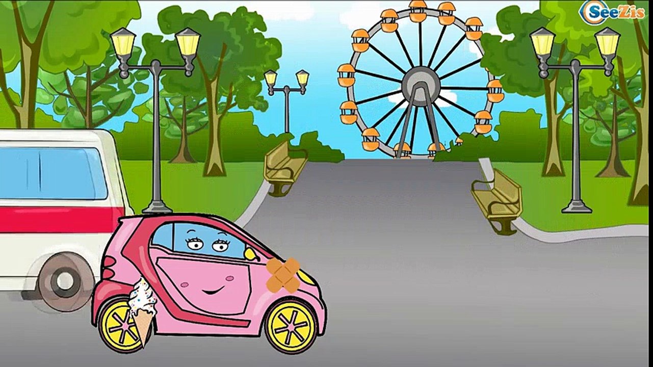 ✔ Dessins animé voiture. Ambulance pour enfants, Grue, Bétonnière, Pelleteuse . Tiki Taki Camions ✔  Dessins Animés En Français