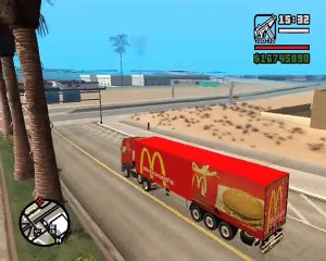 gta san andreas -Mcdonalds truck