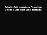 PDF Collective Guilt: International Perspectives (Studies in Emotion and Social Interaction)
