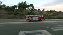San Diego Fire Dept. T35 Responding