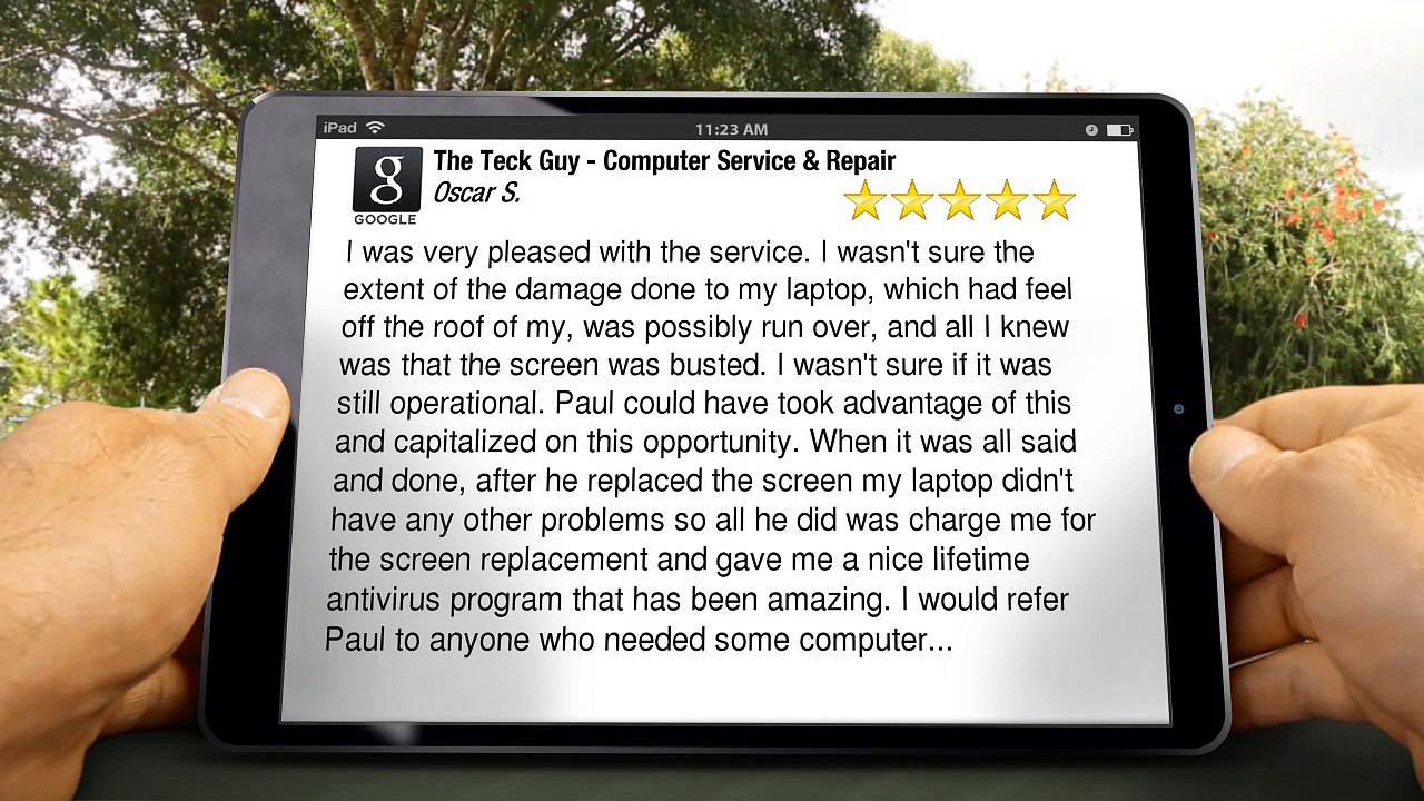 The Teck Guy - Computer Service & Repair MelvindaleOutstanding5 Star Review by Oscar S.