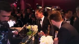 Leonardo DiCaprio: So This is How You Engrave an Oscar