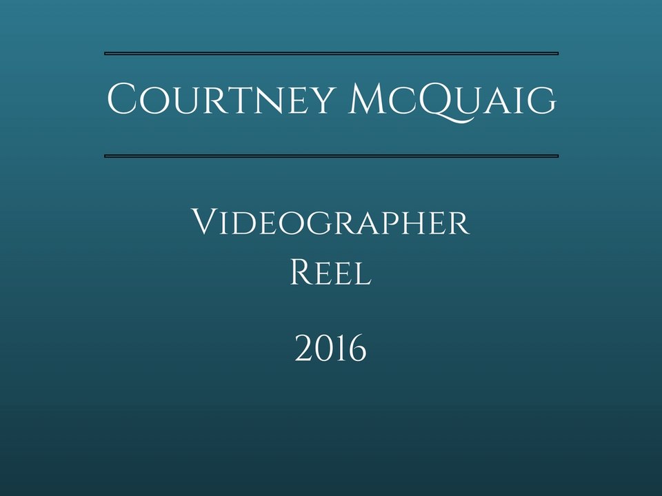 Senior Reel 2016