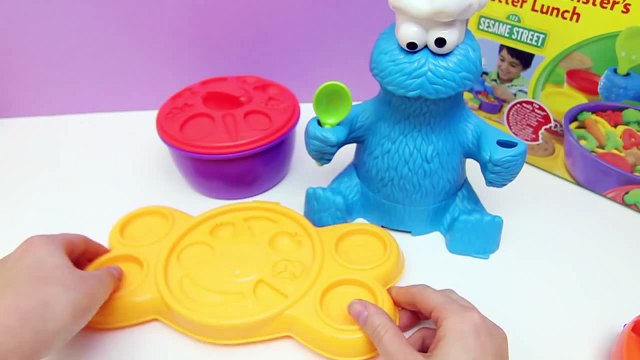 Play Doh Cookie Monster Letter Lunch Mold Cookies Sesame Street Playset playdo toy