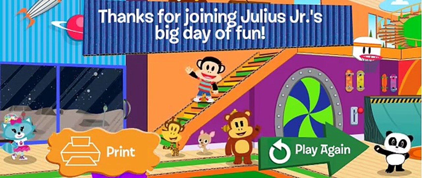 Julius JR! Julius Junior y sus amigos y un día de diversión! (juego)