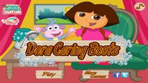 Dora Caring Boots | Dora The Explorer | Children Games To Play | totalkidsonline