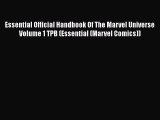 [PDF] Essential Official Handbook Of The Marvel Universe Volume 1 TPB (Essential (Marvel Comics))