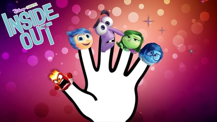 ★ INSIDE OUT ★ Finger Family Nursery Rhymes Cartoon for Children Family Song