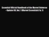 [PDF] Essential Official Handbook of the Marvel Universe - Update 89 Vol. 1 (Marvel Essentials)