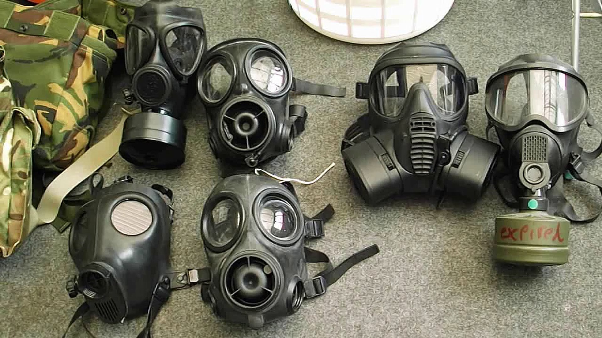 gas mask for a civilian - Dailymotion Video