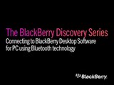 Connecting to BlackBerry Desktop Software using Bluetooth